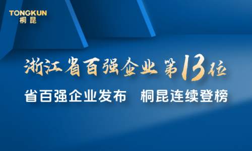 2025浙江百强，桐昆第13位！